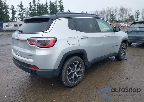 2025 Jeep Compass Limited 4X4 из США, поврежденный, VIN 3C4NJDCN3ST579377